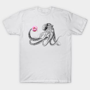 octopus with donut T-Shirt